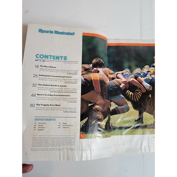 1986 BOSTON RED SOX ROGER CLEMENS‎ LORD OF THE K'S Sports Illustrated 1980s - Picture 4 of 5